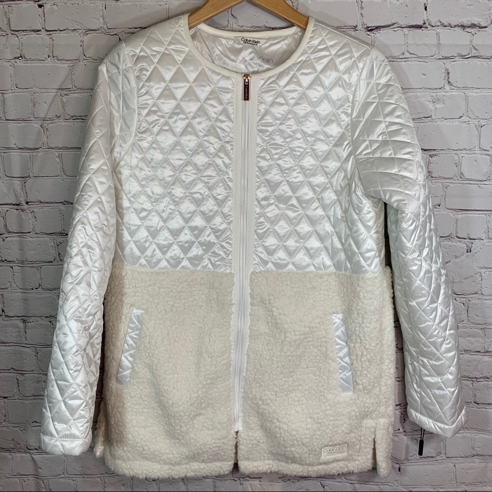 NWOT Calvin Klein Quilted Puffer Coat Medium